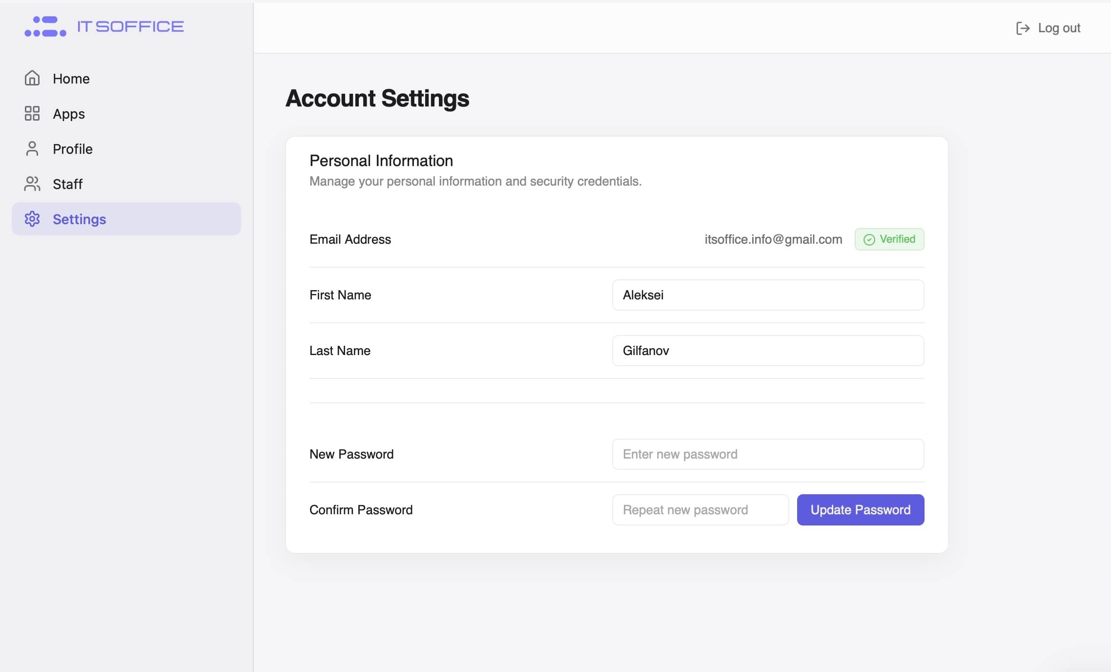 Settings Preview